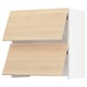SEKTION Gabinete pared xtrc integ+aprt prsn, blanco/Askersund efecto de fresno claro, 30x15x30 "