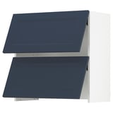 SEKTION Gabinete pared xtrc integ+aprt prsn, blanco Axstad/mate azul, 30x15x30 "