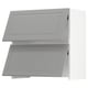 SEKTION Gabinete pared xtrc integ+aprt prsn, blanco/Bodbyn gris, 30x15x30 "