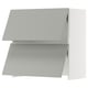 SEKTION Gabinete pared xtrc integ+aprt prsn, blanco/Havstorp gris claro, 30x15x30 "