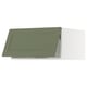 SEKTION Gabinete sup refri/cong+aprt prsn, blanco/Axstad gris-verde, 30x24x15 "