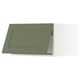 SEKTION Gabinete sup refri/cong+aprt prsn, blanco/Axstad gris-verde, 24x24x15 "