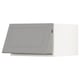 SEKTION Gabinete sup refri/cong+aprt prsn, blanco/Bodbyn gris, 24x24x15 "