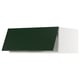 SEKTION Gabinete sup refri/cong+aprt prsn, blanco/Havstorp verde oscuro, 36x24x15 "