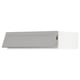 SEKTION Gabinete sup refri/cong+aprt prsn, blanco/Lerhyttan gris claro, 36x24x10 "