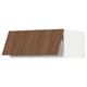 SEKTION Gabinete sup refri/cong+aprt prsn, blanco/Tistorp efecto nogal marrón, 36x24x15 "
