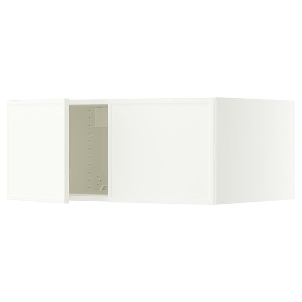 SEKTION Gabinete sup refrig/congelador+2pt, blanco/Aspudden blanco mate, 36x24x15 "