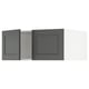 SEKTION Gabinete sup refrig/congelador+2pt, blanco/Axstad gris oscuro, 36x24x15 "
