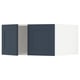 SEKTION Gabinete sup refrig/congelador+2pt, blanco Axstad/mate azul, 30x24x15 "