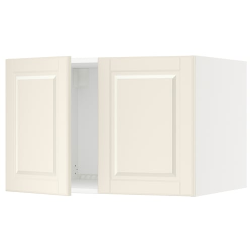 SEKTION Gabinete sup refrig/congelador+2pt, blanco/Bodbyn color hueso, 30x24x20 "