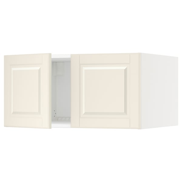 SEKTION Gabinete sup refrig/congelador+2pt, blanco/Bodbyn color hueso, 30x24x15 "