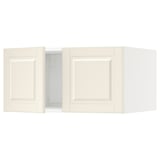 SEKTION Gabinete sup refrig/congelador+2pt, blanco/Bodbyn color hueso, 30x24x15 "
