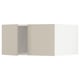 SEKTION Gabinete sup refrig/congelador+2pt, blanco/Havstorp beige, 30x24x15 "