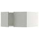 SEKTION Gabinete sup refrig/congelador+2pt, blanco/Havstorp gris claro, 30x24x15 "