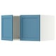 SEKTION Gabinete sup refrig/congelador+2pt, blanco/Lerhyttan azul, 36x24x20 "