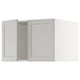SEKTION Gabinete sup refrig/congelador+2pt, blanco/Lerhyttan gris claro, 30x24x20 "