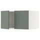 SEKTION Gabinete sup refrig/congelador+2pt, blanco/Nickebo verde grisáceo mate, 36x24x20 "
