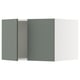 SEKTION Gabinete sup refrig/congelador+2pt, blanco/Nickebo verde grisáceo mate, 30x24x20 "