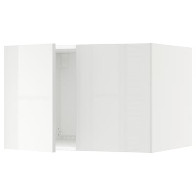 SEKTION Gabinete sup refrig/congelador+2pt, blanco/Ringhult blanco, 30x24x20 "
