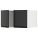 SEKTION Gabinete sup refrig/congelador+2pt, blanco/Upplöv antracita mate, 36x24x20 "