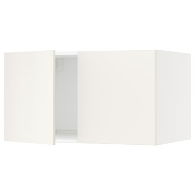 SEKTION Gabinete sup refrig/congelador+2pt, blanco/Veddinge blanco, 36x24x20 "