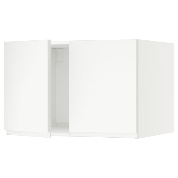 SEKTION Gabinete sup refrig/congelador+2pt, blanco/Voxtorp blanco mate, 30x24x20 "
