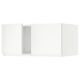 SEKTION Gabinete sup refrig/congelador+2pt, blanco/Voxtorp blanco mate, 30x24x15 "
