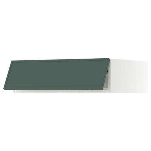 SEKTION Gabinete sup refrig/congelador, blanco/Aspudden gris verdoso oscuro, 36x24x10 "