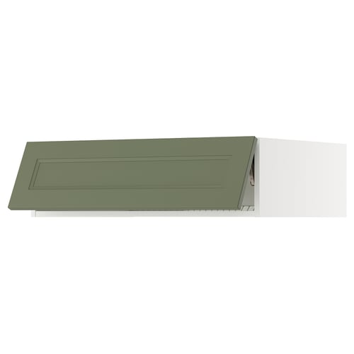SEKTION Gabinete sup refrig/congelador, blanco/Axstad gris-verde, 36x24x10 "
