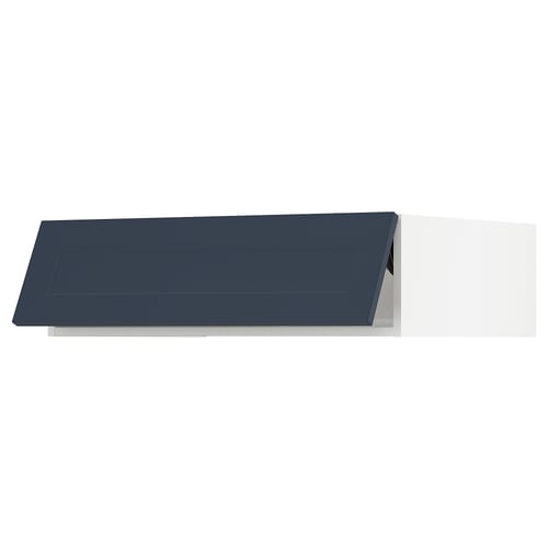 SEKTION Gabinete sup refrig/congelador, blanco Axstad/mate azul, 36x24x10 "