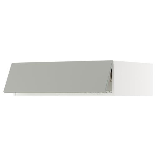 SEKTION Gabinete sup refrig/congelador, blanco/Havstorp gris claro, 36x24x10 "