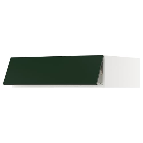 SEKTION Gabinete sup refrig/congelador, blanco/Havstorp verde oscuro, 36x24x10 "