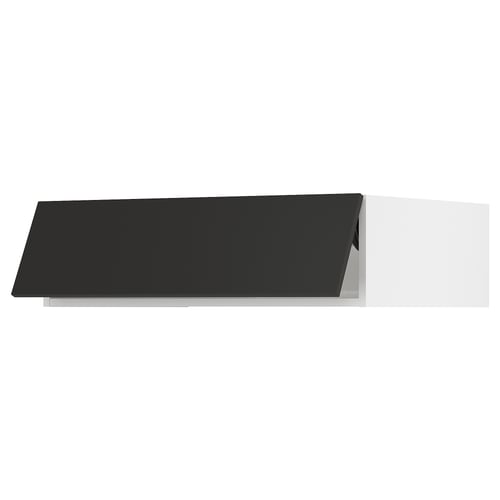 SEKTION Gabinete sup refrig/congelador, blanco/Nickebo antracita mate, 36x24x10 "