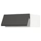 SEKTION Gabinete sup refrig/congelador, blanco/Voxtorp gris oscuro, 36x24x15 "