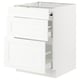 Opción: SEKTION / MAXIMERA Gab bajo superficie deslizante/2cj, blanco Enköping/blanco efecto madera, 24x24x30 "