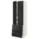 SEKTION / MAXIMERA Gabinete alto+2 prta/3 frnt/5 cjn, blanco/Upplöv antracita mate, 30x24x90 "
