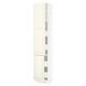 SEKTION / MAXIMERA Gabinete alto+2 prta/estantes/4 cjn, blanco/Bodbyn color hueso, 18x15x90 "