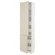 SEKTION / MAXIMERA Gabinete alto+2 prta/estantes/4 cjn, blanco/Havstorp beige, 24x15x90 "