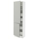 SEKTION / MAXIMERA Gabinete alto+2 prta/estantes/4 cjn, blanco/Havstorp gris claro, 24x15x80 "