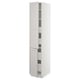 SEKTION / MAXIMERA Gabinete alto+2 prta/estantes/4 cjn, blanco/Lerhyttan gris claro, 15x24x80 "