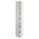 SEKTION / MAXIMERA Gabinete alto+2 prta/estantes/4 cjn, blanco/Lerhyttan gris claro, 15x15x90 "