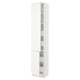 SEKTION / MAXIMERA Gabinete alto+2 prta/estantes/4 cjn, blanco/Vallstena blanco, 18x15x90 "