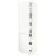 SEKTION / MAXIMERA Gabinete alto+2 prta/estantes/4 cjn, blanco/Voxtorp blanco mate, 24x24x80 "