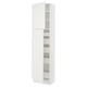 SEKTION / MAXIMERA Gabinete alto+2 prta/estantes/5 cjn, blanco/Voxtorp blanco mate, 24x15x90 "