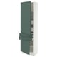 SEKTION / MAXIMERA Gabinete alto+2 puertas/2 frnt/4cjn, blanco/Aspudden gris verdoso oscuro, 24x15x80 "