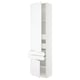 SEKTION / MAXIMERA Gabinete alto+2 puertas/2 frnt/4cjn, blanco/Axstad blanco mate, 24x15x90 "
