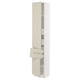 SEKTION / MAXIMERA Gabinete alto+2 puertas/2 frnt/4cjn, blanco/Havstorp beige, 15x15x80 "