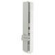 SEKTION / MAXIMERA Gabinete alto+2 puertas/2 frnt/4cjn, blanco/Havstorp gris claro, 15x15x90 "