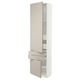 SEKTION / MAXIMERA Gabinete alto+2 puertas/2 frnt/4cjn, blanco/Stensund beige, 24x15x90 "