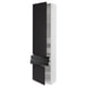 SEKTION / MAXIMERA Gabinete alto+2 puertas/2 frnt/4cjn, blanco/Upplöv antracita mate, 24x15x90 "